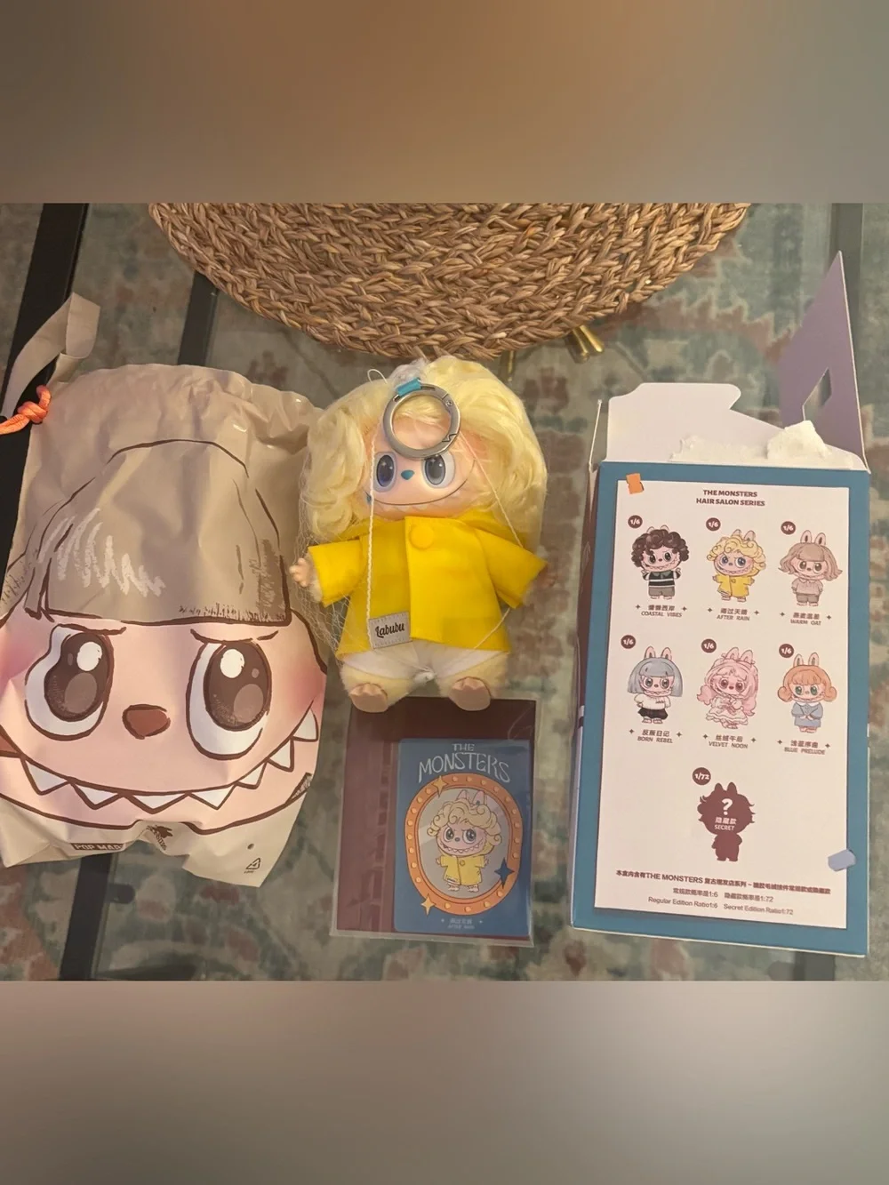 Labubu Pop Mart The Monsters “Hair Salon” series - After Rain - New plushy